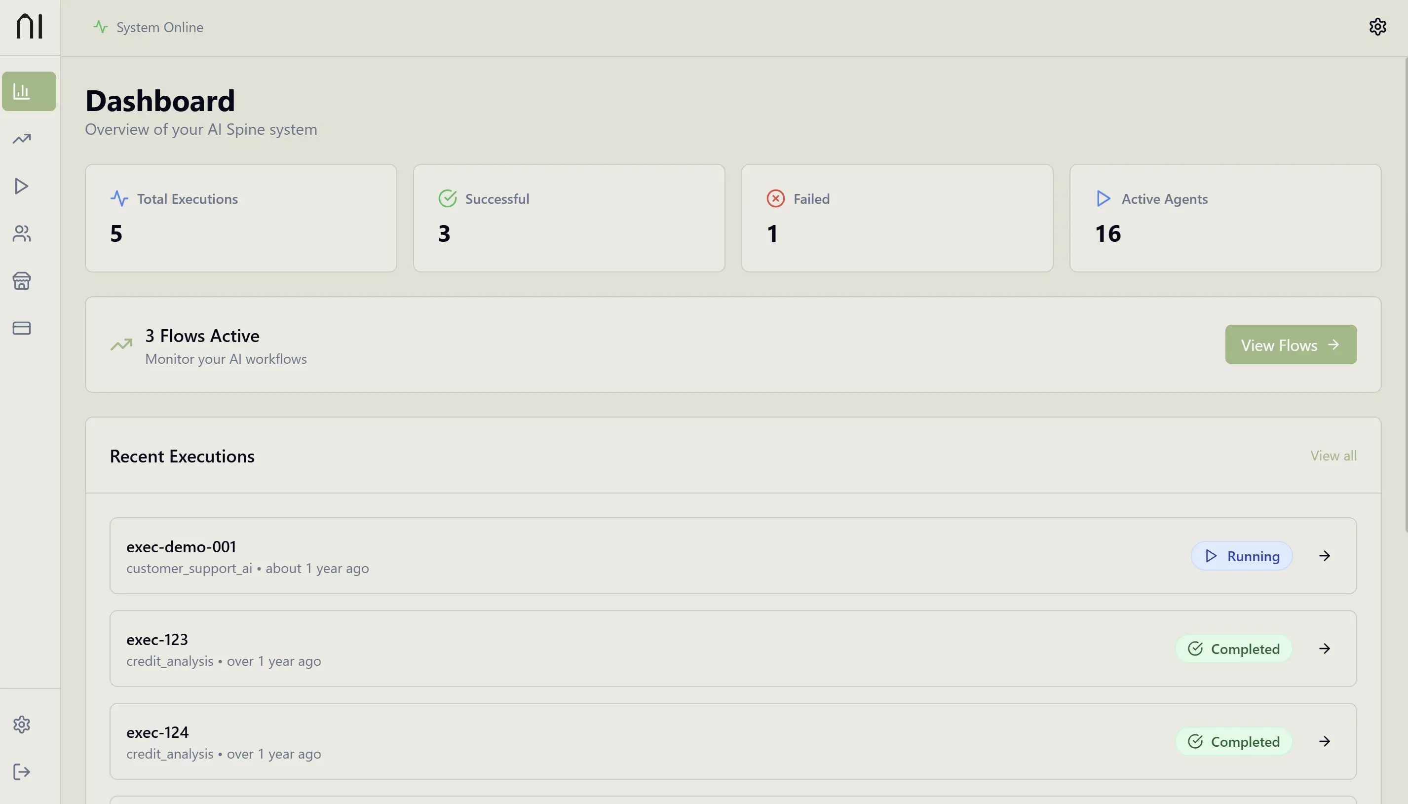 AI Spine Dashboard